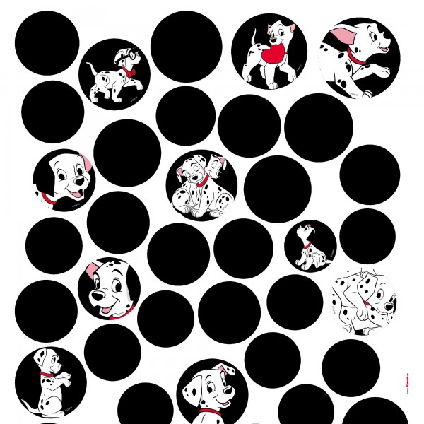 Disney Wandsticker / Wandaufkleber "101 Dalmatiner Dots"
