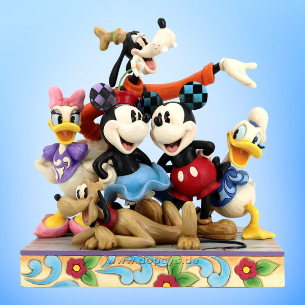Disney Traditions Figur - Mickey Maus & Freunde als Gruppe (Pals Forever) von Jim Shore 6014331