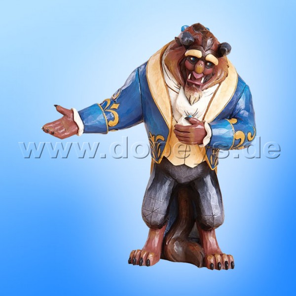 Disney Traditions / Jim Shore Figur von Enesco. "A Beast Beneath A Spell; A Prince Tranformed By Love (Biest / Prinz Figur)" 4013251.