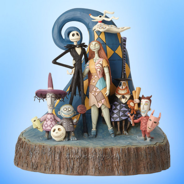 What A Wonderful Nightmare (Nightmare Before Christmas Baumstamm) Figur von Disney Traditions / Jim Shore - Enesco 6001287