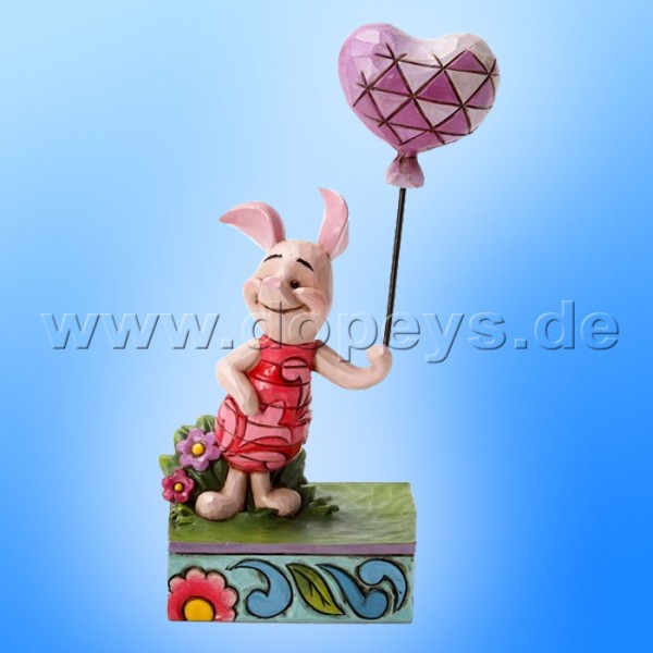 Disney Traditions / Jim Shore Figur von Enesco "Heart On A String (Ferkel)" 4032864.