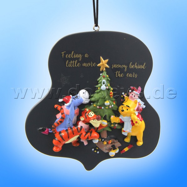 Kurt S. Adler - Disney "Winnie Puuh & Freunde am Weihnachtsbaum" Relief Weihnachtsanhänger / Ornament DN35040