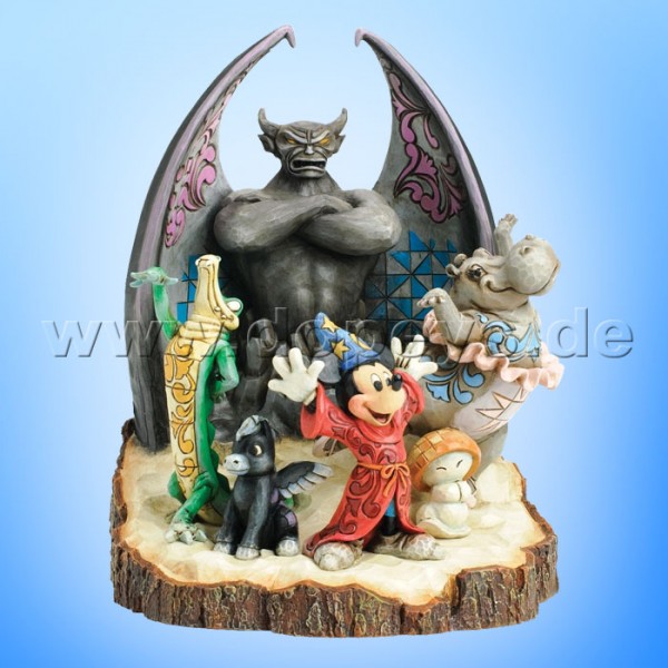Disney Traditions / Jim Shore Figur von Enesco "Fantasia Symphony (Zauberer Mickey Baumstamm)" 4031486.