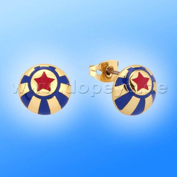 Disney Stud Earrings - Circus Ball (Dumbo) in Gold from Couture Kingdom 12101241