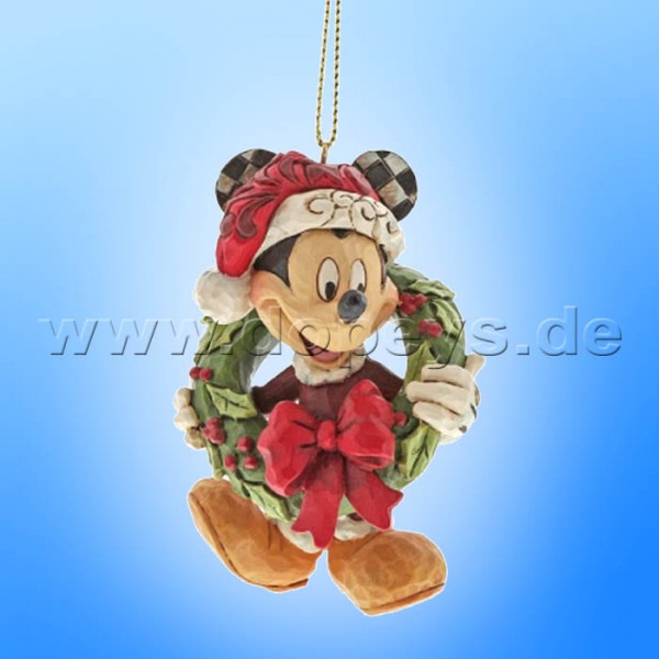 Disney Traditions - Mickey Maus Ornament Baumanhänger von Jim Shore A30355