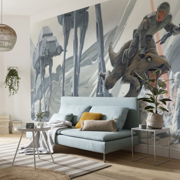 Star Wars Vlies Fototapete "Star Wars Classic RMQ Hoth Battle Ground"