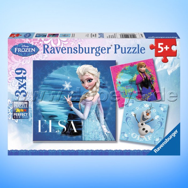 Disney Puzzles Die Eiskönigin "Elsa, Anna & Olaf" von Ravensburger 09269