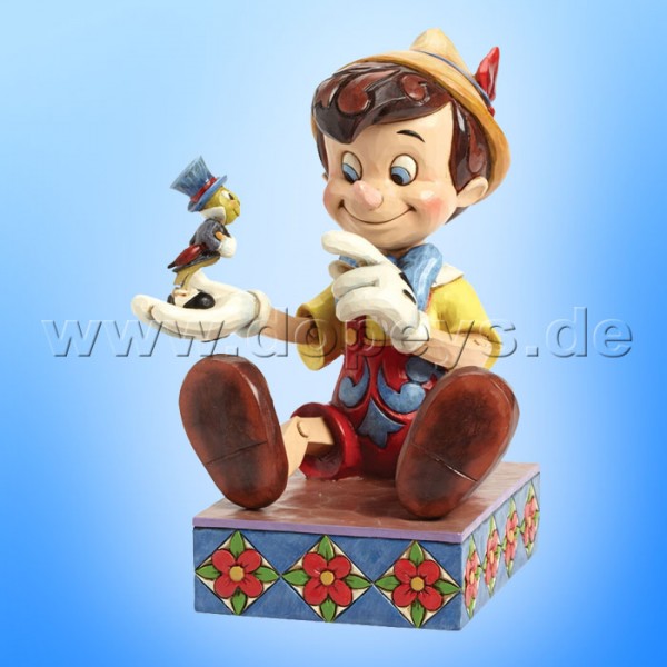 Disney Traditions / Jim Shore Figur von Enesco. "Just Give a Little Whistle (Pinocchio 75 Jahre Jubiläumsfigur)" 4043647.