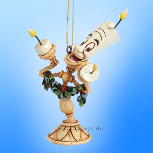 Disney Traditions / Jim Shore Figur von Enesco. "Lumiere Ornament Baumanhänger" A21430.