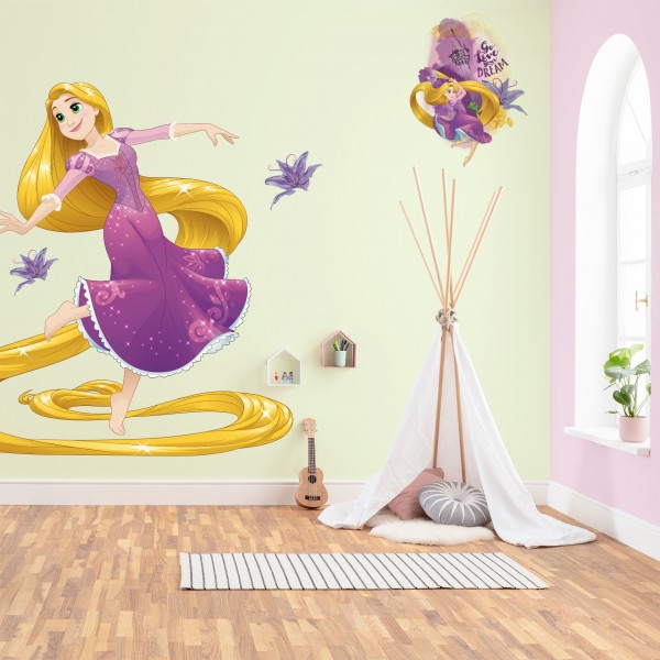 Disney Vlies Fototapete selbstklebend Disney Prinzessin "Rapunzel XXL" 127cm x 200cm