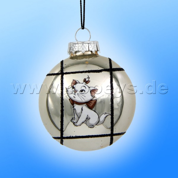 Kurt S. Adler - "Marie" Aristocats Disney Christmas Bauble silver DN33033