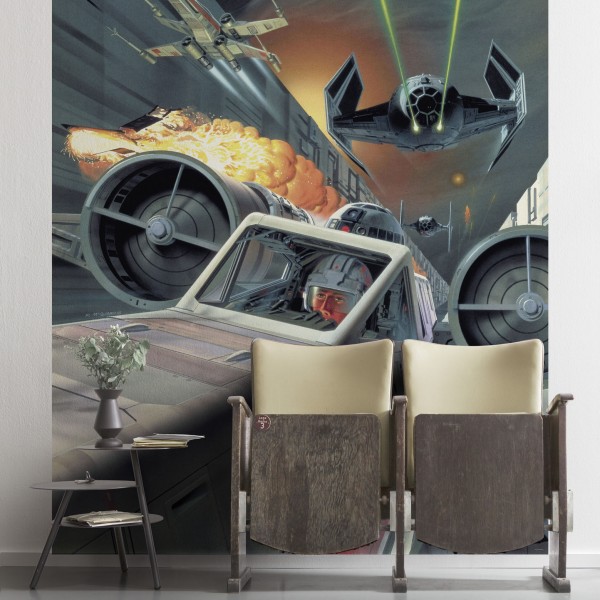 Star Wars Vlies Fototapete "Star Wars Classic Death Star Trench Run"