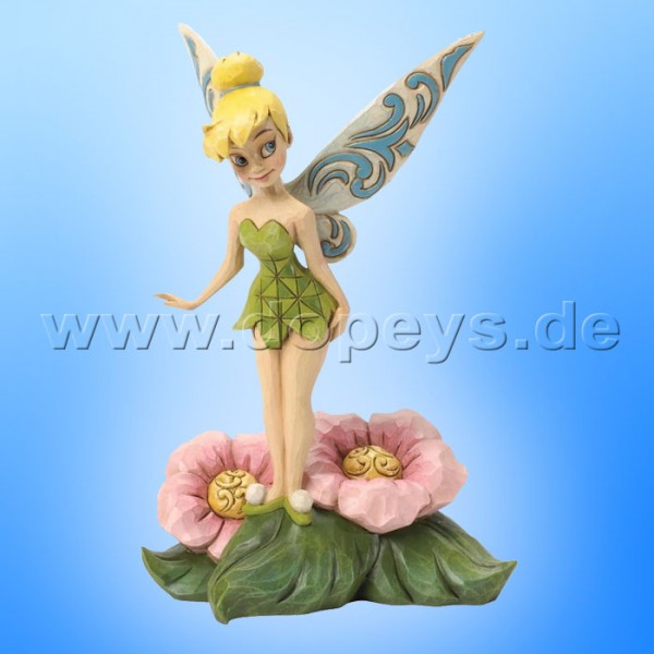Disney Traditions / Jim Shore Figur von Enesco. "Flower Fairy (Tinker Bell auf Blumen)" 4037505.