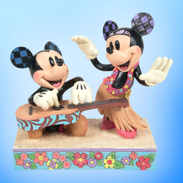 Disney Traditions - Mickey & Minnie Hawaii Figurine (Hawaiian Holiday) figurine by Jim Shore 6016330