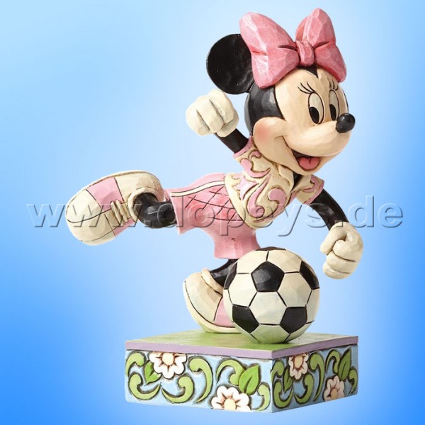 Disney Traditions / Jim Shore Figur von Enesco. "Goal (Fußballerin Minnie Maus)" 4050397.