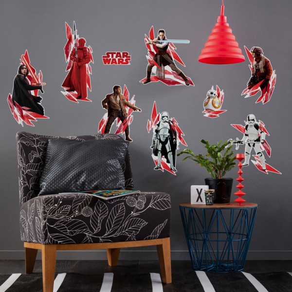 Star Wars Wandsticker / Wandaufkleber "The Last Jedi"
