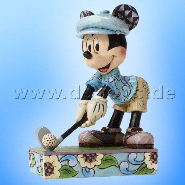 Disney Traditions / Jim Shore Figur von Enesco."Hole in One (Golfer Mickey Maus)" 4050392.