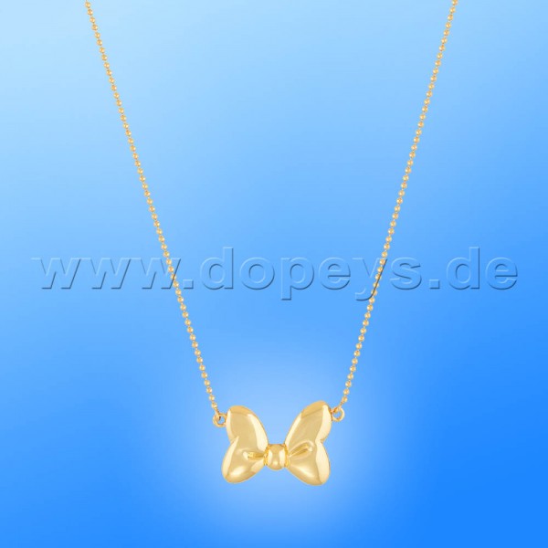 Disney Necklace - Bow (Minnie Mouse) in Gold from Couture Kingdom 12100961