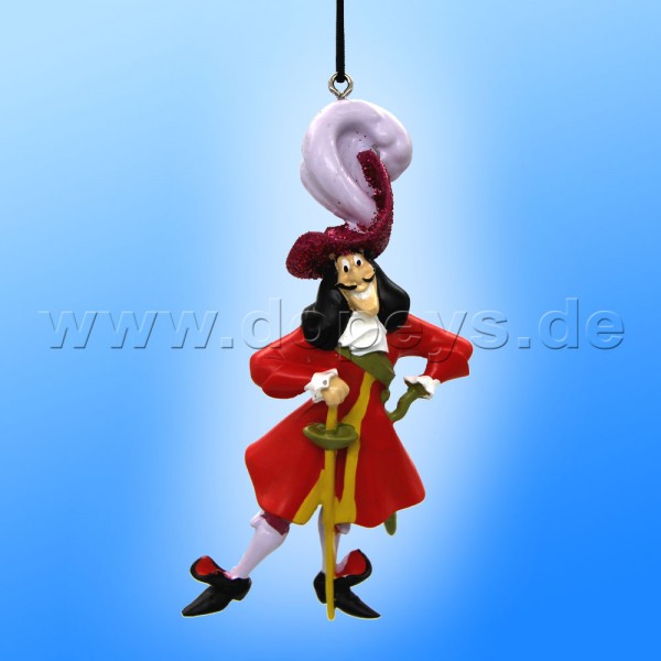 Kurt S. Adler - Disney "Merry Christmas Peter Pan" Captain Hook Hanging Ornament DN41006