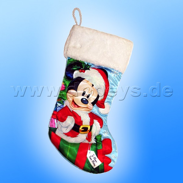 Kurt S. Adler - Disney Weihnachtsstrumpf "Weihnachtsmann Mickey" Mickey Maus DN7161