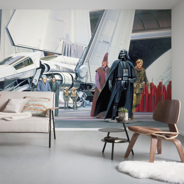 Star Wars Vlies Fototapete "Star Wars Classic RMQ Death Star Shuttle Dock"