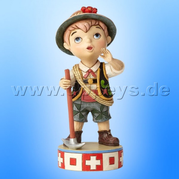 Disney Traditions / Jim Shore Figur von Enesco "Welcome to Switzweland (Small World Schweiz)" 4057959.