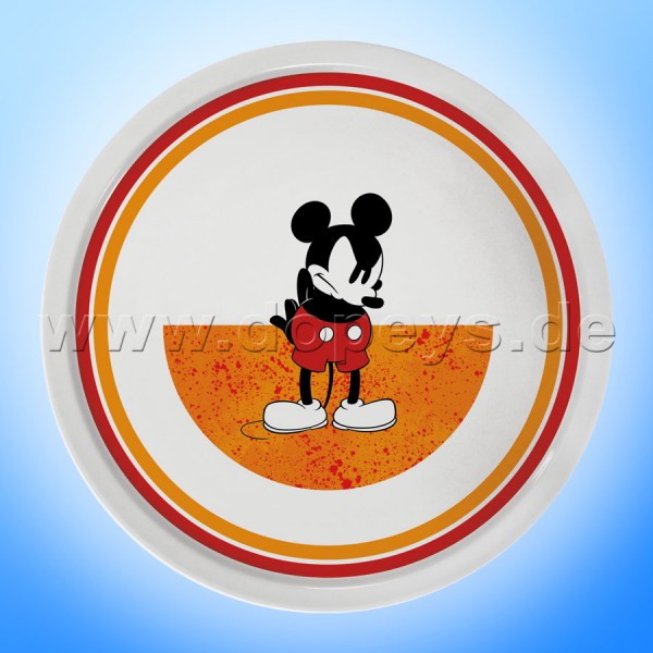 Disney Pizzateller / Servierplatte / Tortenplatte "Orange" Mickey I Am, im italienischen Design PWM37AM-5A