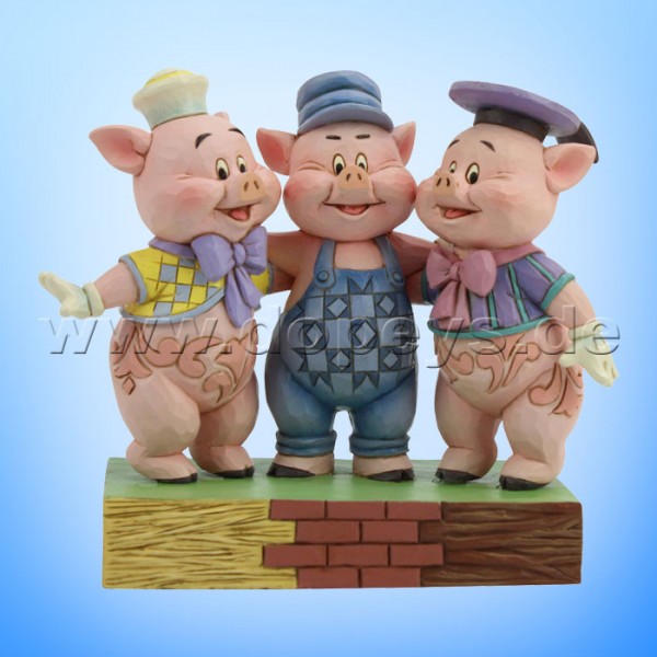 Squealing Siblings (Die drei kleinen Schweinchen) Figur von Disney Traditions / Jim Shore - Enesco 6005974