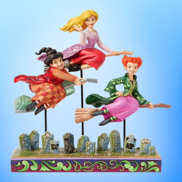 Disney Traditions Figur - Die fliegenden Sanderson Schwestern (Hocus Pocus) (Come We Fly) von Jim Shore 6016591