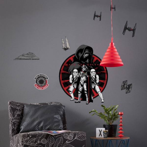 Star Wars Wandsticker / Wandaufkleber Darth Vader "First Order"