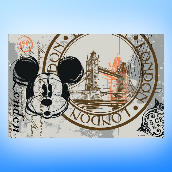 Disney Platzdeckchen / Unterlage Mickey Maus "London" im italienischen Design