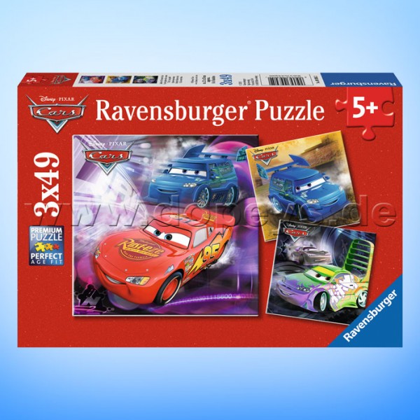 Disney Puzzles Cars "Auf der Rennstrecke" von Ravensburger 09305
