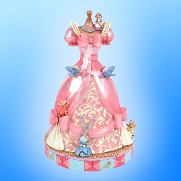 Disney Traditions - Cinderella's Dress Musical Figurine (A Dress for Cinderelly) figurine by Jim Shore 6016340