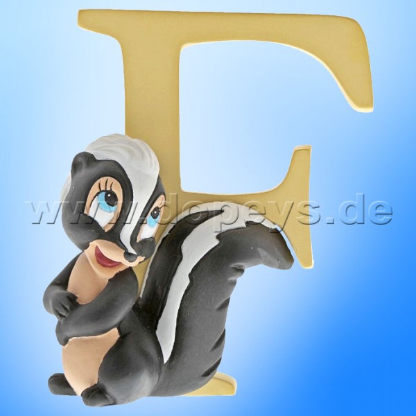 Enchanting Disney Collection - Buchstabe "F" - Blume Figur von Enesco A29551