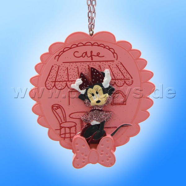 Kurt S. Adler - Disney "Minnie Mouse" pink 3D Relief Christmas Hanging Ornament DN32002