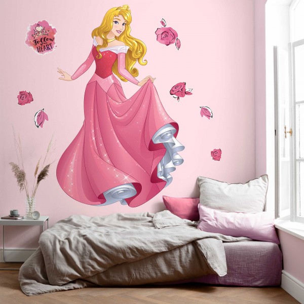 Disney Vlies Fototapete selbstklebend Dornröschen "Aurora XXL" 127cm x 200cm
